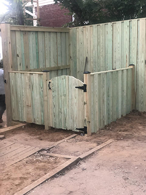 Trash Enclosure Fencing