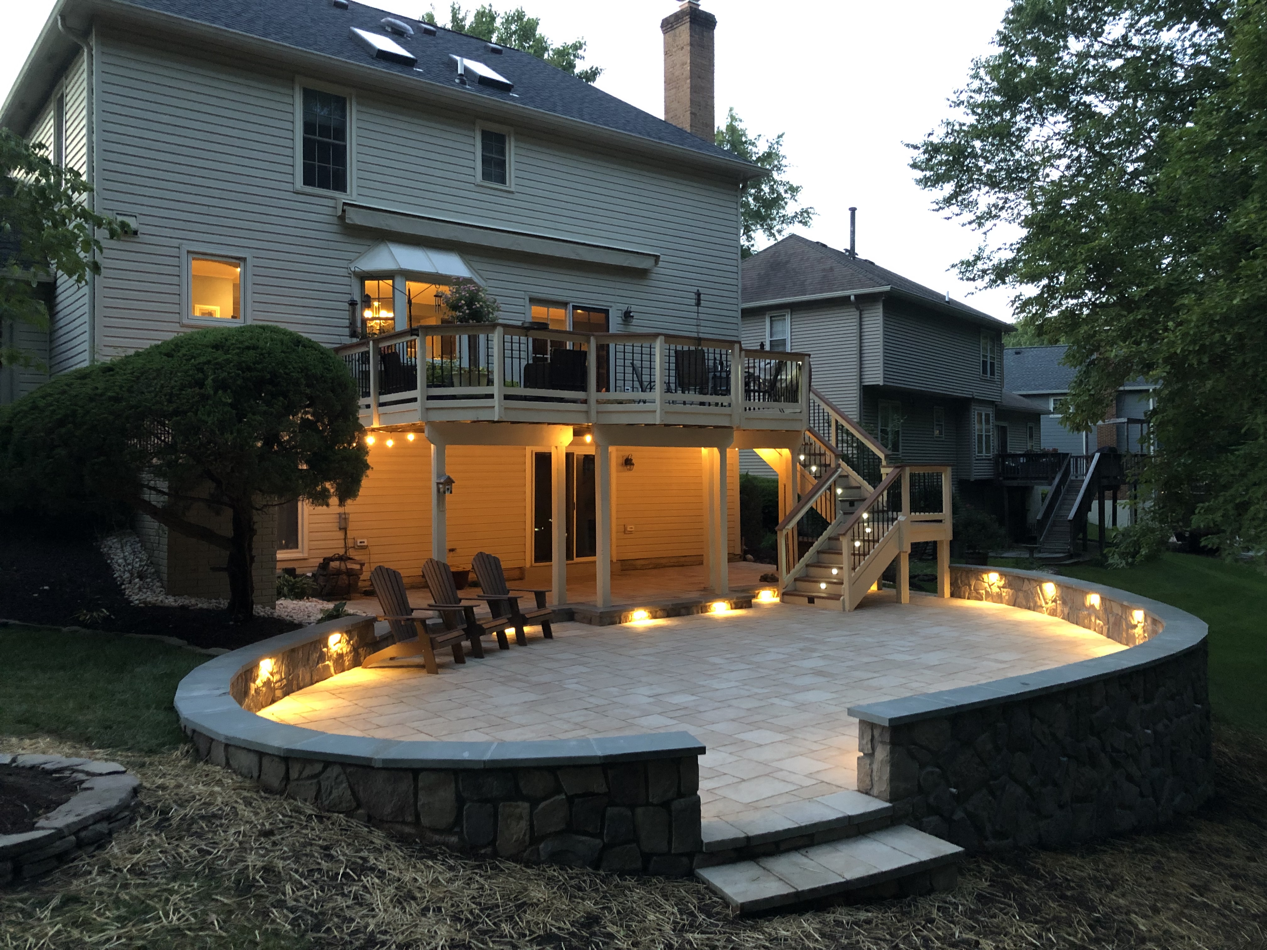 Lighted Patio Installations