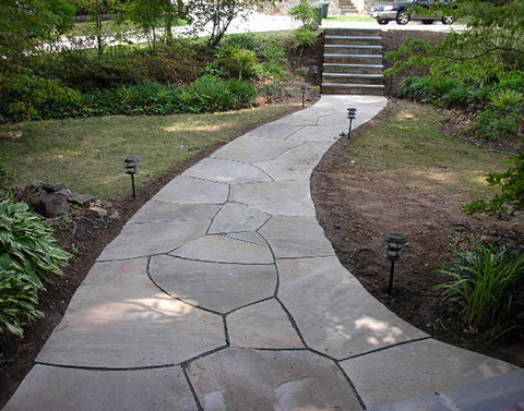 stone walkway